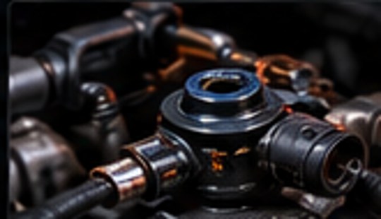 Engine sensor service illustration